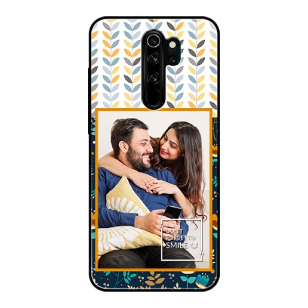 Redmi Note 8 Pro Custom Glass Mobile Case  - Pattern Design