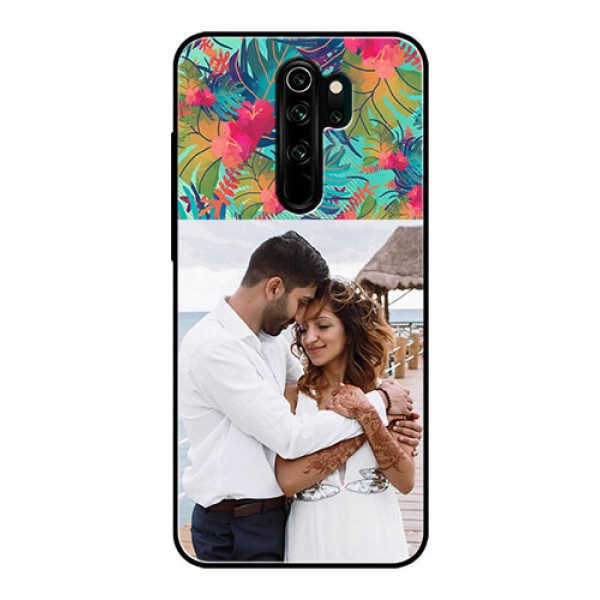 Redmi Note 8 Pro Photo Printing on Glass Case - Watercolor Floral Design Redmi Note 8 Pro Photo Printing on Glass Case - Watercolor Floral Design