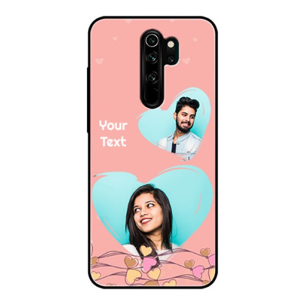 Redmi Note 8 Pro Custom Glass Mobile Case  - Love Doodle Design