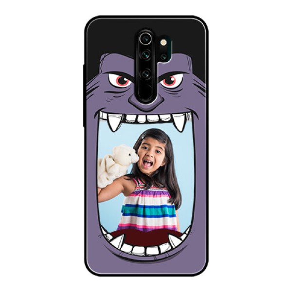 Redmi Note 8 Pro Custom Glass Phone Case  - Angry Monster Design