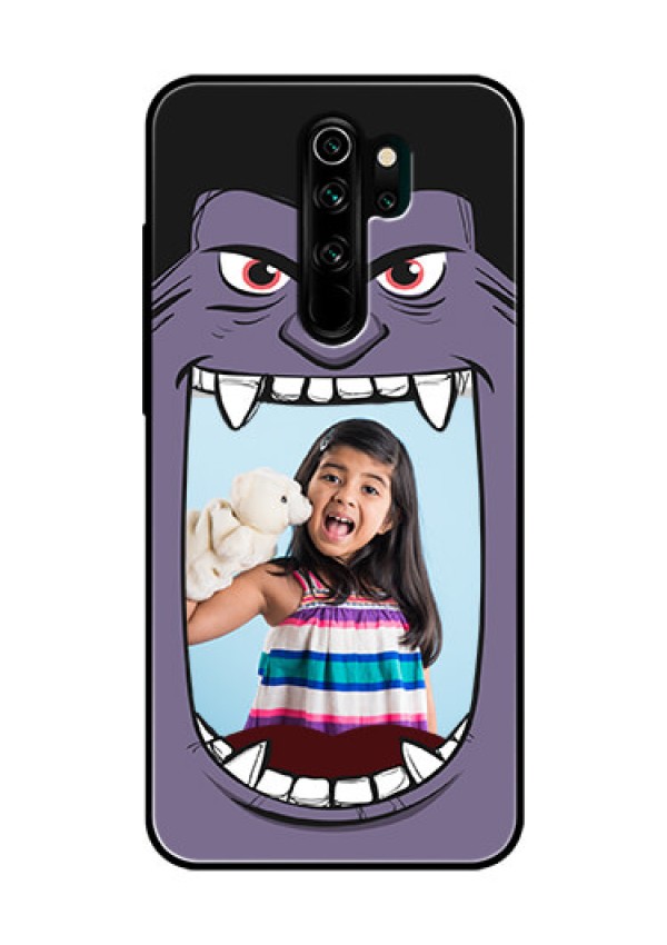 Redmi Note 8 Pro Custom Glass Phone Case  - Angry Monster Design