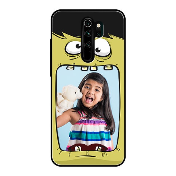 Redmi Note 8 Pro Personalized Glass Phone Case - Cartoon monster back case Design Redmi Note 8 Pro Personalized Glass Phone Case - Cartoon monster back case Design