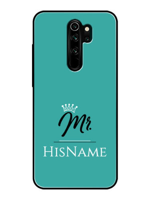 Custom Redmi Note 8 Pro Custom Glass Phone Case Mr with Name