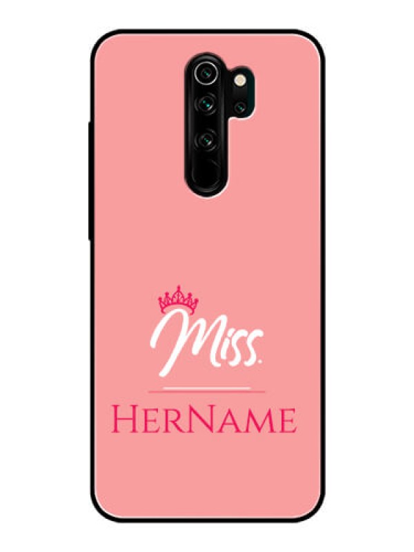 Custom Redmi Note 8 Pro Custom Glass Phone Case Mrs with Name