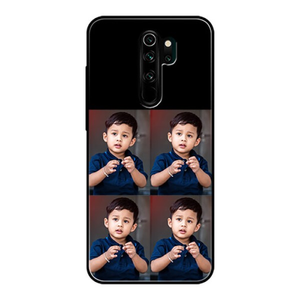 Redmi Note 8 Pro 4 Image Holder on Glass Mobile Cover