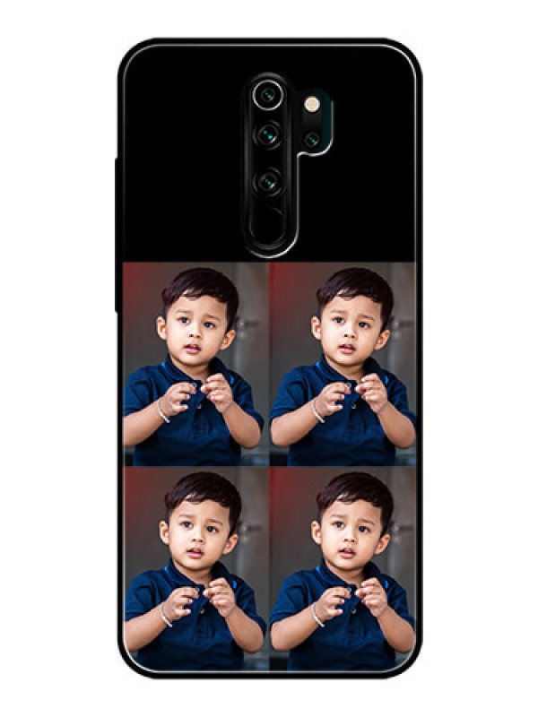 Custom Redmi Note 8 Pro 4 Image Holder on Glass Mobile Cover