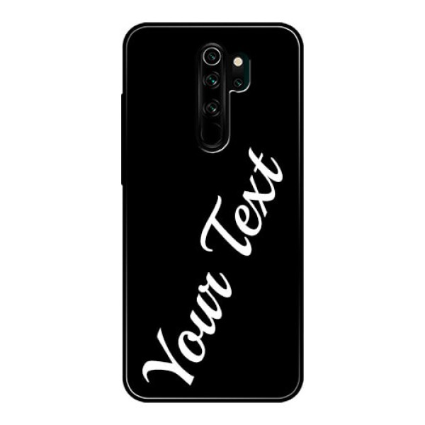 Redmi Note 8 Pro Custom Glass Mobile Cover with Your Name