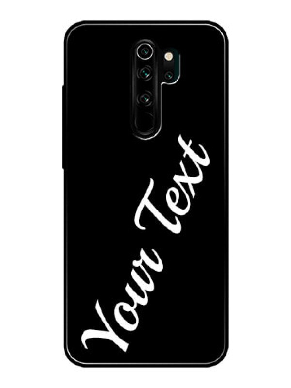 Custom Redmi Note 8 Pro Custom Glass Mobile Cover with Your Name