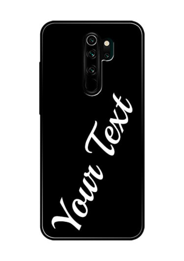 Redmi Note 8 Pro Custom Glass Mobile Cover with Your Name