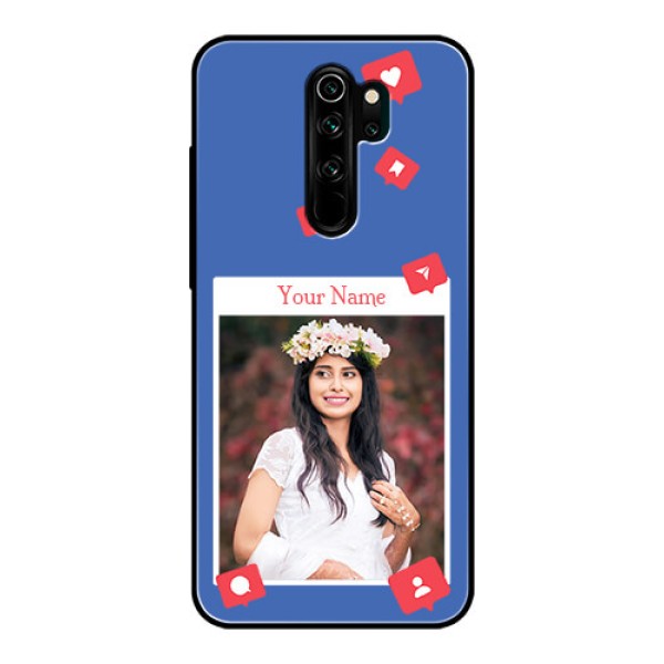 Xiaomi Redmi Note 8 Pro Custom Glass Phone Case - Like Share And Comment Design Xiaomi Redmi Note 8 Pro Custom Glass Phone Case - Like Share And Comment Design