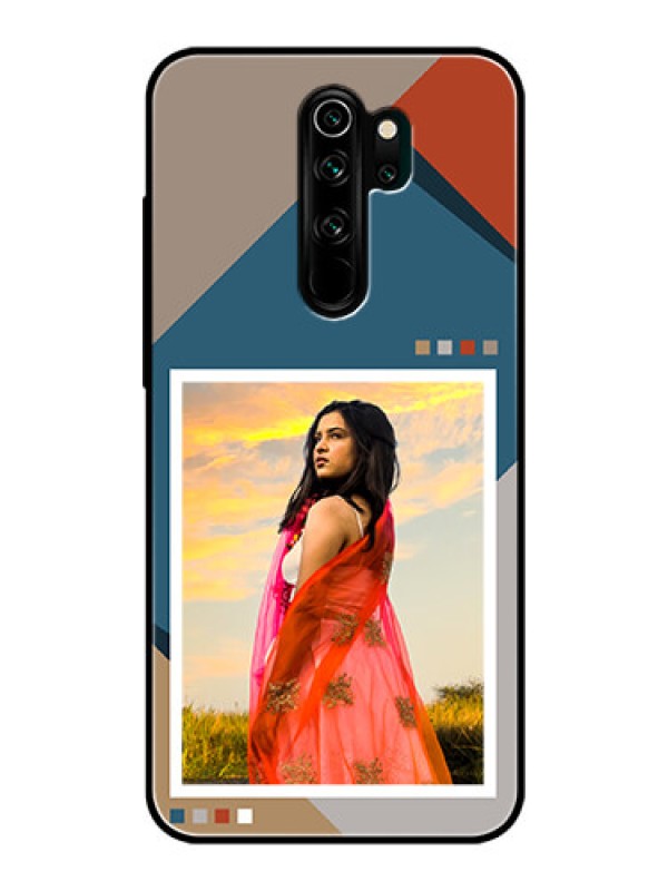 Custom Xiaomi Redmi Note 8 Pro Personalized Glass Phone Case - Retro color pallet Design