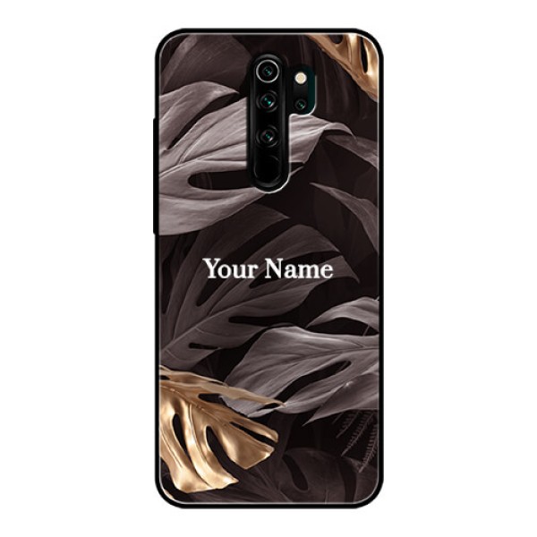 Xiaomi Redmi Note 8 Pro Personalised Glass Phone Case - Wild Leaves digital paint Design Xiaomi Redmi Note 8 Pro Personalised Glass Phone Case - Wild Leaves digital paint Design