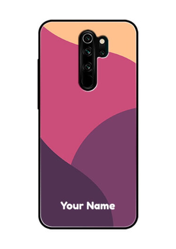 Xiaomi Redmi Note 8 Pro Custom Glass Phone Case - Mixed Multi-colour abstract art Design