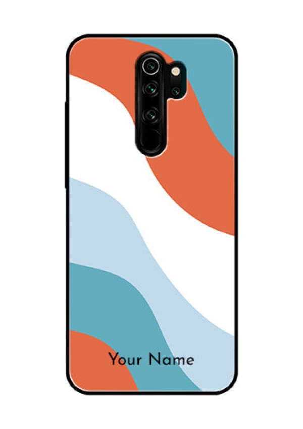Xiaomi Redmi Note 8 Pro Custom Glass Mobile Case - coloured Waves Design