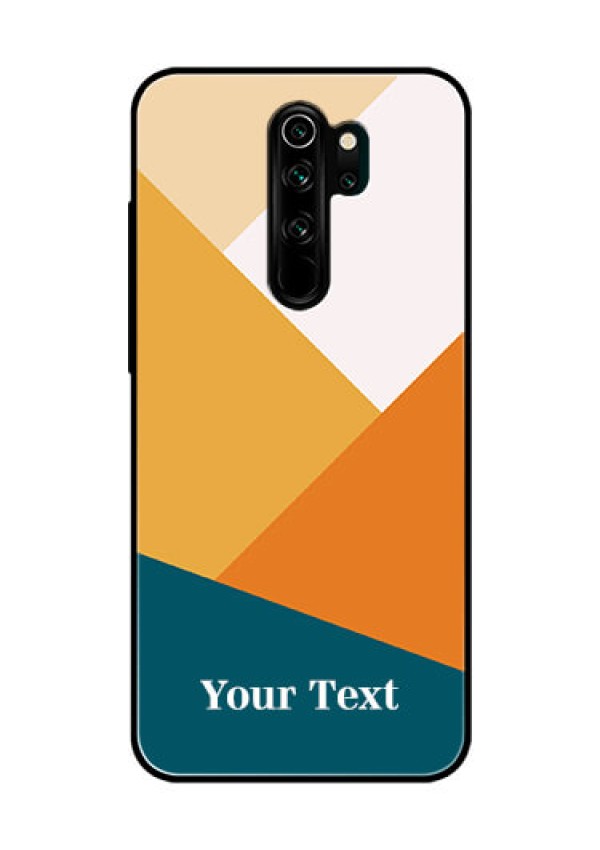 Xiaomi Redmi Note 8 Pro Personalized Glass Phone Case - Stacked Multi-colour Design