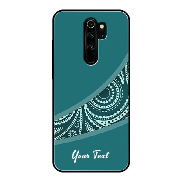 Xiaomi Redmi Note 8 Pro Photo Printing on Glass Case - semi visible floral Design Xiaomi Redmi Note 8 Pro Photo Printing on Glass Case - semi visible floral Design