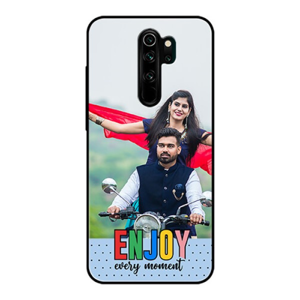Xiaomi Redmi Note 8 Pro Photo Printing on Glass Case - Enjoy Every Moment Design Xiaomi Redmi Note 8 Pro Photo Printing on Glass Case - Enjoy Every Moment Design