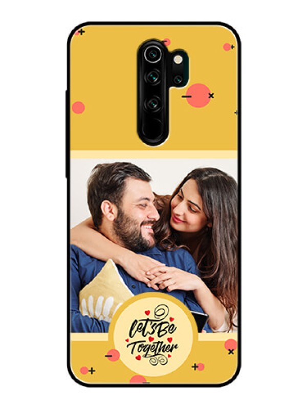 Custom Xiaomi Redmi Note 8 Pro Photo Printing on Glass Case - Lets be Together Design