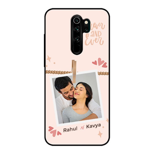 Xiaomi Redmi Note 8 Pro Custom Glass Phone Case - Forever and ever love Design Xiaomi Redmi Note 8 Pro Custom Glass Phone Case - Forever and ever love Design