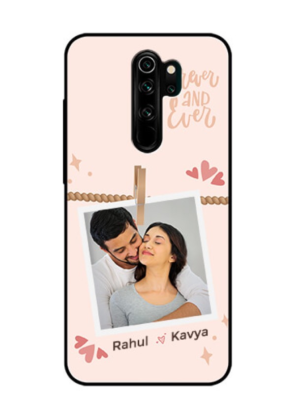 Xiaomi Redmi Note 8 Pro Custom Glass Phone Case - Forever and ever love Design