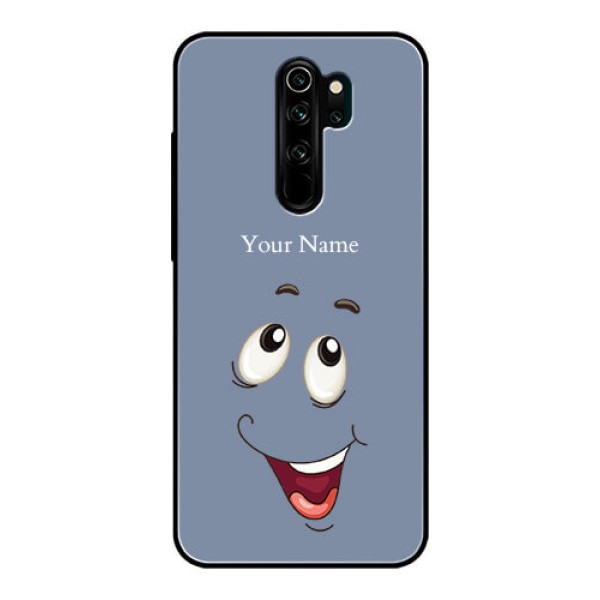 Xiaomi Redmi Note 8 Pro Photo Printing on Glass Case - Laughing Cartoon Face Design Xiaomi Redmi Note 8 Pro Photo Printing on Glass Case - Laughing Cartoon Face Design