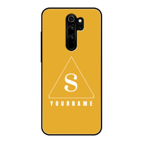 Xiaomi Redmi Note 8 Pro Personalized Glass Phone Case - simple triangle Design Xiaomi Redmi Note 8 Pro Personalized Glass Phone Case - simple triangle Design