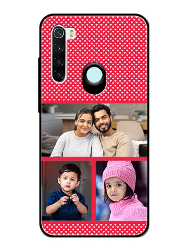 Custom Redmi Note 8 Personalized Glass Phone Case  - Bulk Pic Upload Design