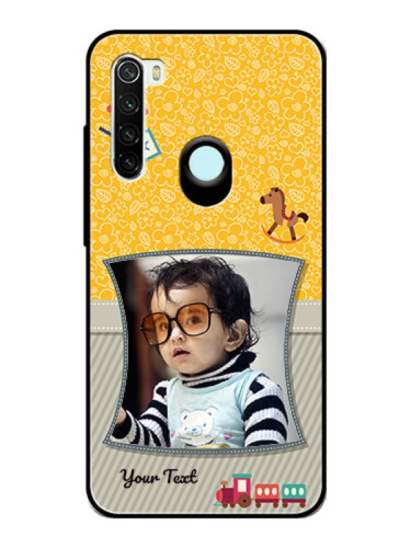Custom Redmi Note 8 Personalized Glass Phone Case  - Baby Picture Upload Design