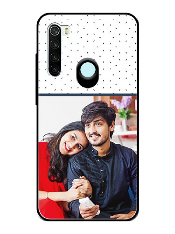 Custom Redmi Note 8 Personalized Glass Phone Case  - Premium Dot Design
