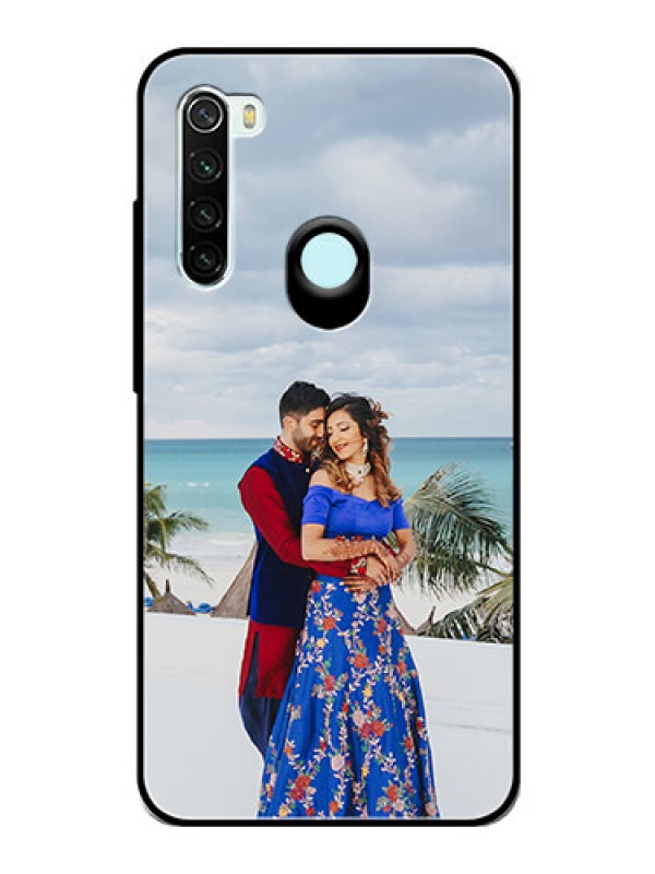 Custom Redmi Note 8 Photo Printing on Glass Case  - Upload Full Picture Design