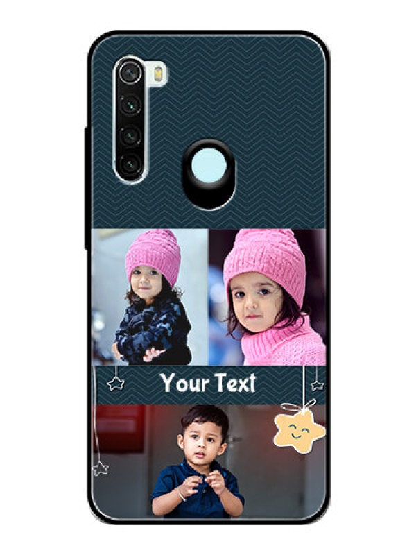 Custom Redmi Note 8 Custom Glass Mobile Case  - Hanging Stars Design