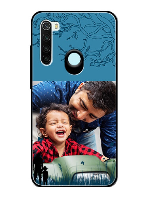 Custom Redmi Note 8 Custom Glass Mobile Case  - Best dad design 
