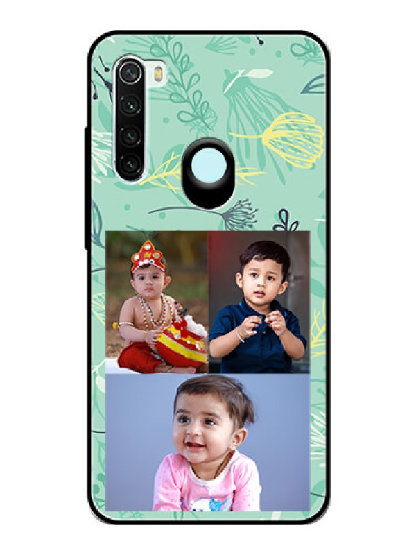 Custom Redmi Note 8 Photo Printing on Glass Case  - Forever Family Design 