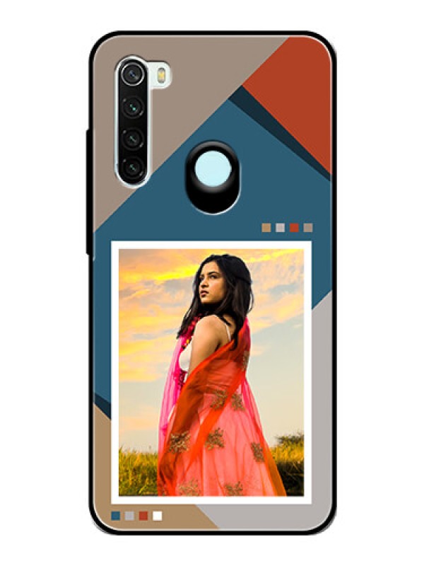 Custom Xiaomi Redmi Note 8 Personalized Glass Phone Case - Retro color pallet Design