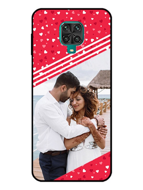 Custom Redmi Note 9 Pro Max Custom Glass Mobile Case  - Valentines Gift Design