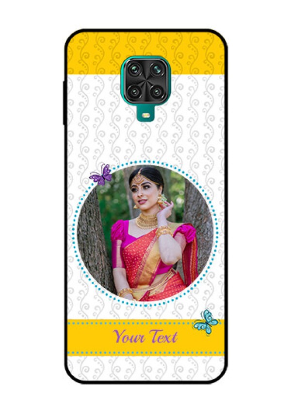 Redmi Note 9 Pro Max Custom Glass Mobile Case  - Girls Premium Case Design