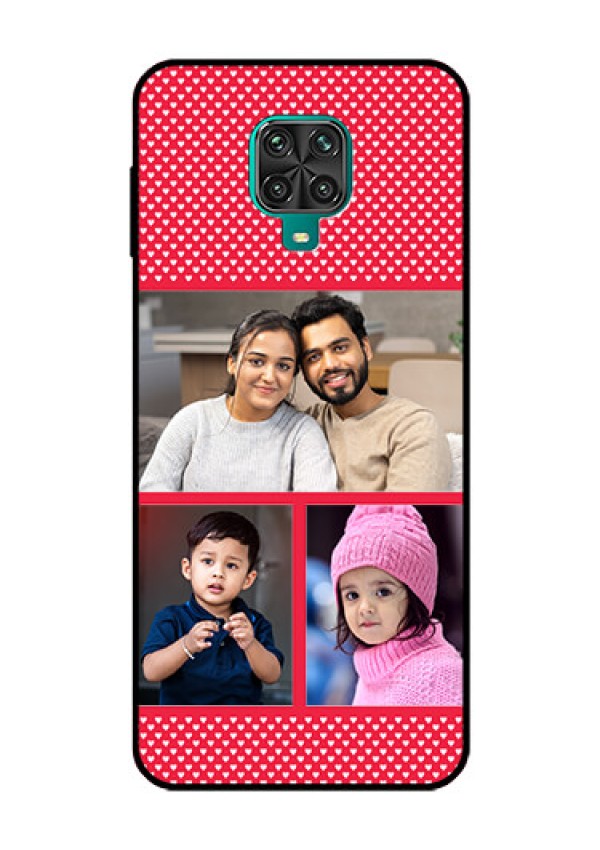 Redmi Note 9 Pro Max Personalized Glass Phone Case  - Bulk Pic Upload Design