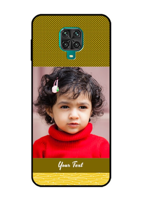Redmi Note 9 Pro Max Custom Glass Phone Case  - Simple Green Color Design