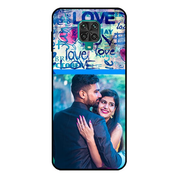 Redmi Note 9 Pro Max Custom Glass Mobile Case  - Colorful Love Design