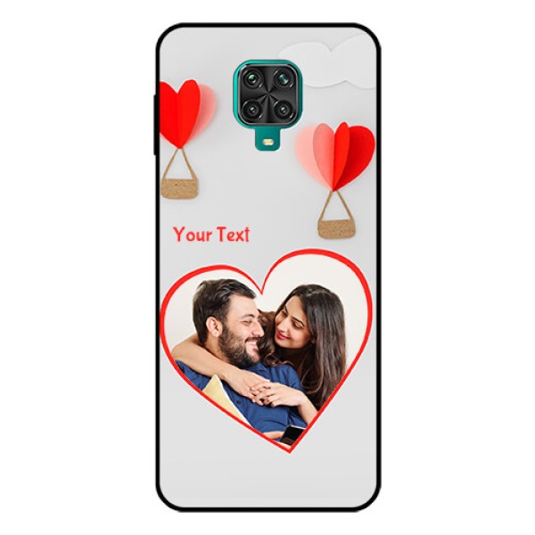 Redmi Note 9 Pro Max Custom Glass Mobile Case - Parachute Love Design Redmi Note 9 Pro Max Custom Glass Mobile Case - Parachute Love Design