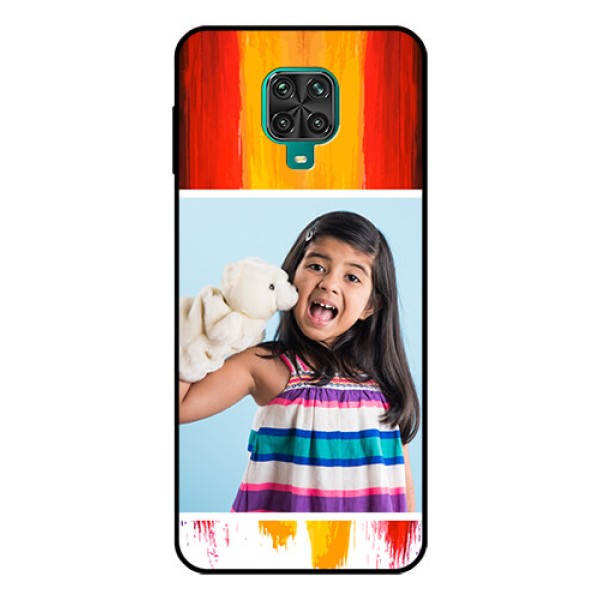 Redmi Note 9 Pro Max Personalized Glass Phone Case - Multi Color Design Redmi Note 9 Pro Max Personalized Glass Phone Case - Multi Color Design