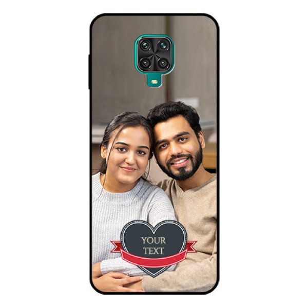 Redmi Note 9 Pro Max Custom Glass Phone Case - Just Married Couple Design Redmi Note 9 Pro Max Custom Glass Phone Case - Just Married Couple Design