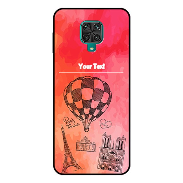 Redmi Note 9 Pro Max Custom Glass Phone Case  - Paris Theme Design