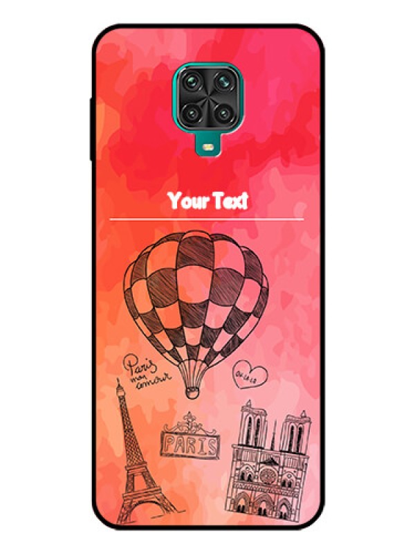 Custom Redmi Note 9 Pro Max Custom Glass Phone Case  - Paris Theme Design
