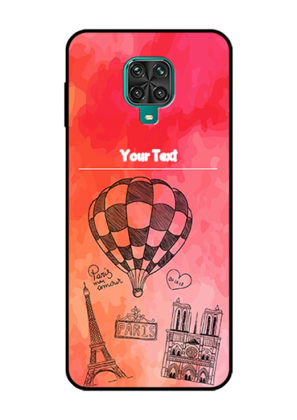 Redmi Note 9 Pro Max Custom Glass Phone Case  - Paris Theme Design