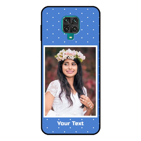 Redmi Note 9 Pro Max Photo Printing on Glass Case - Polka dots design Redmi Note 9 Pro Max Photo Printing on Glass Case - Polka dots design
