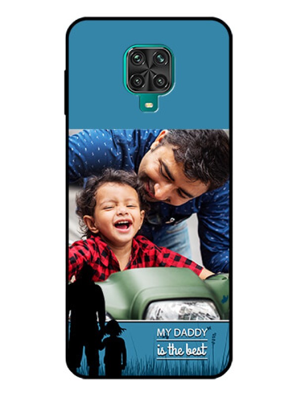 Custom Redmi Note 9 Pro Max Custom Glass Mobile Case  - Best dad design 