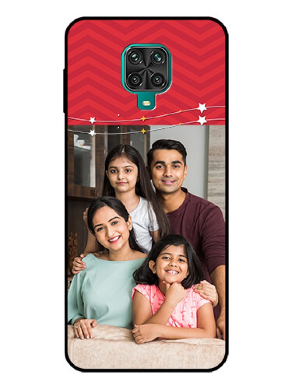 Custom Redmi Note 9 Pro Max Personalized Glass Phone Case  - Happy Family Design