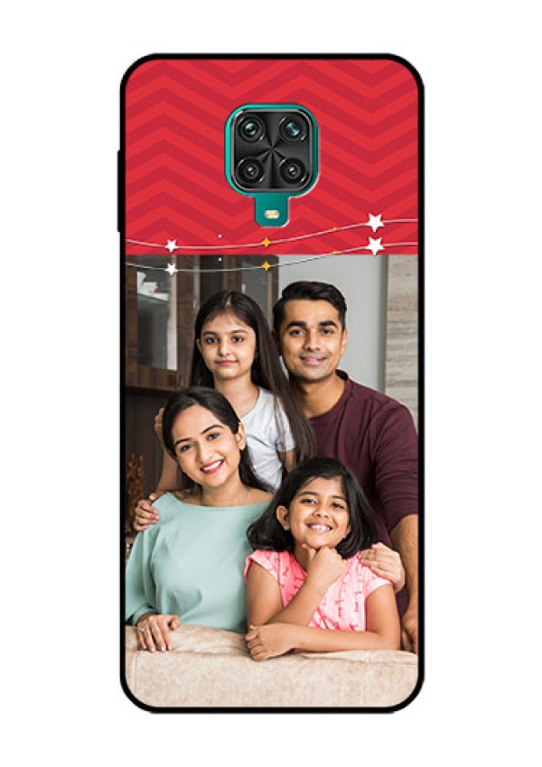 Redmi Note 9 Pro Max Personalized Glass Phone Case  - Happy Family Design