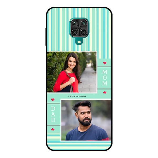 Redmi Note 9 Pro Max Custom Glass Phone Case - Mom & Dad Pic Design Redmi Note 9 Pro Max Custom Glass Phone Case - Mom & Dad Pic Design